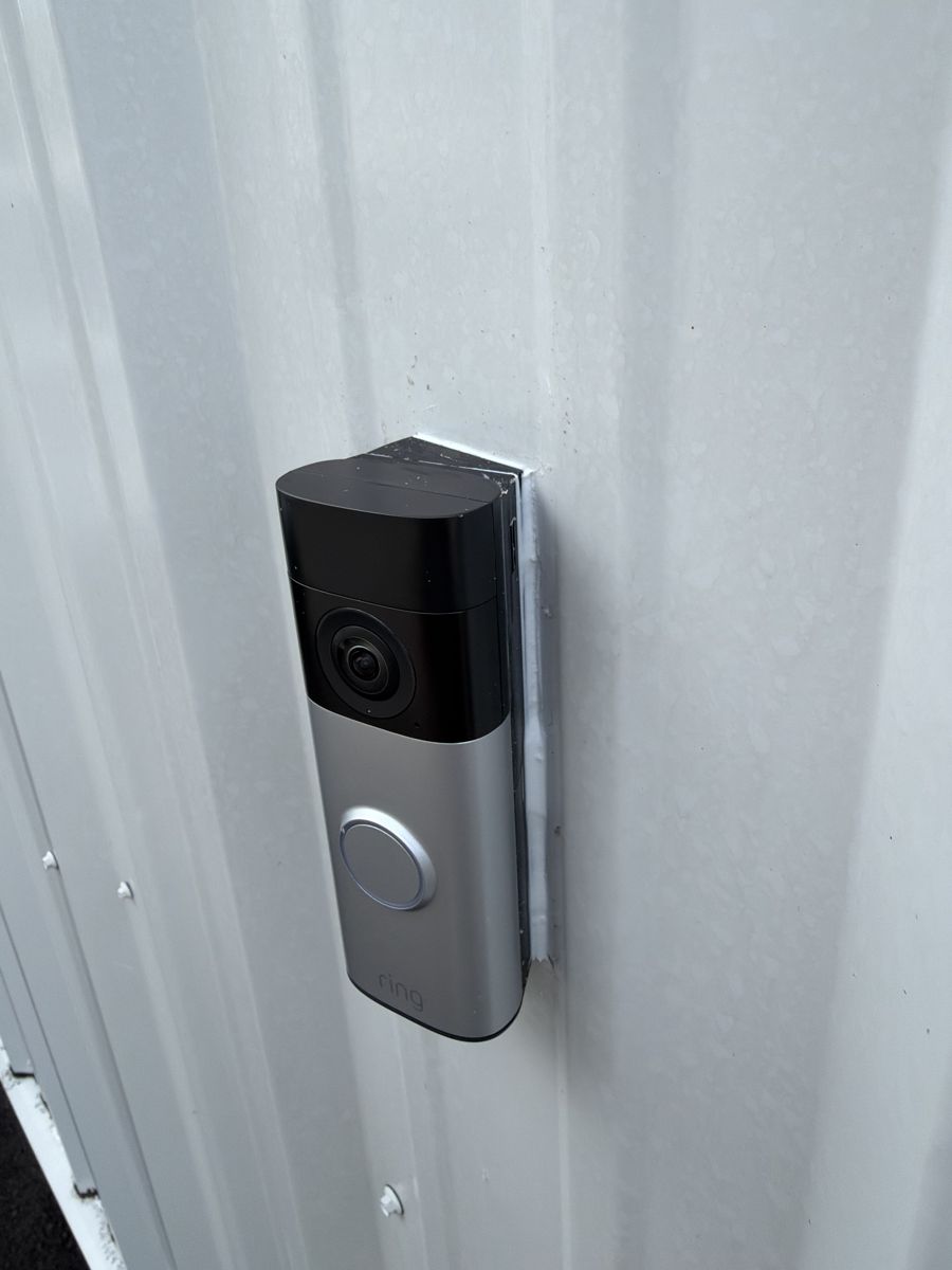 Ring video doorbell installed on exterior siding in Largo, FL